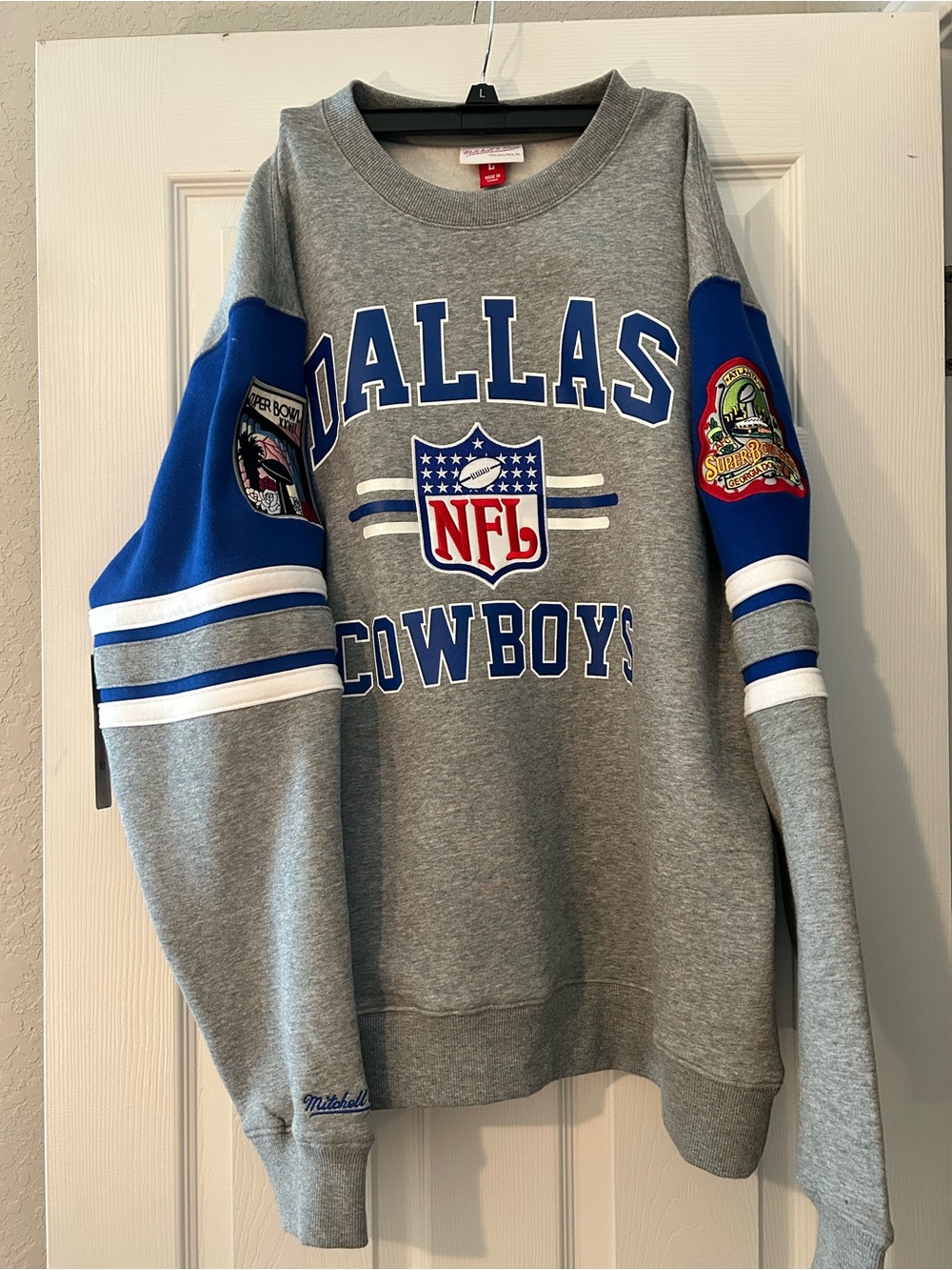 Mitchell and Ness Dallas Cowboys Crewneck Sweater
